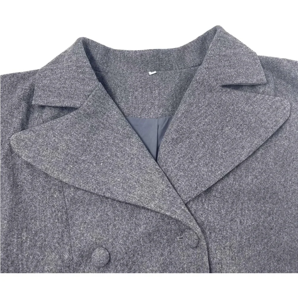 NWOT - Gray Bishop Sleeve Coat - Unknown Brand - Picture 2 of 7